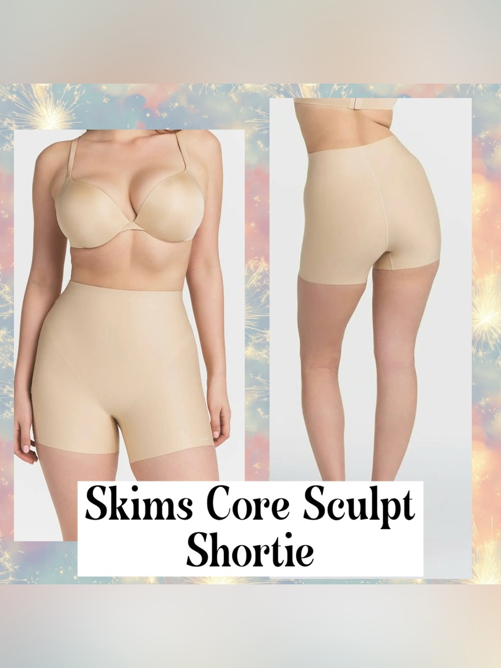 Skims Core Sculpt Shortie Short Sand New